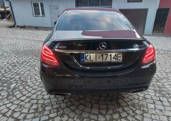 Mercedes-Benz Klasa C cena 100000 przebieg: 177000, rok produkcji 2017 z Pobiedziska małe 56